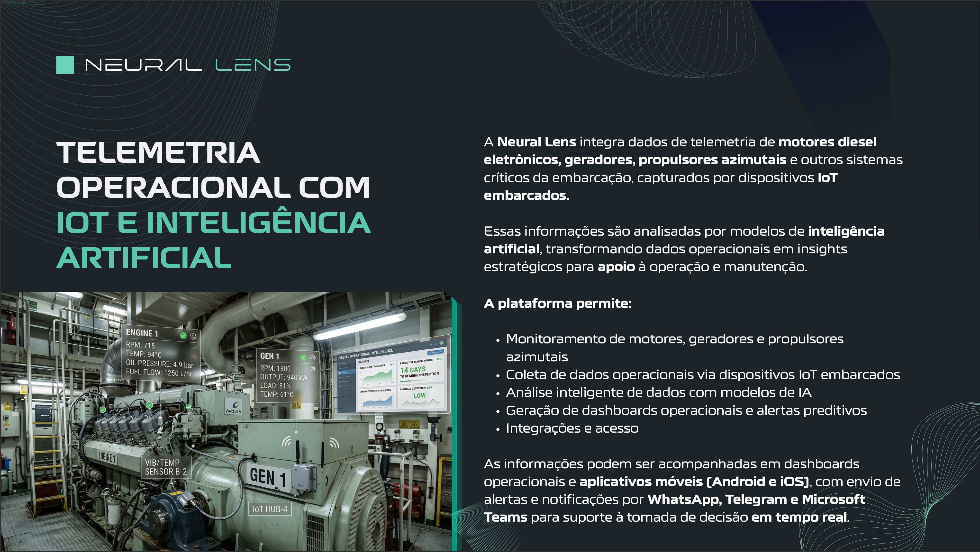 Telemetria operacional com IoT e IA
