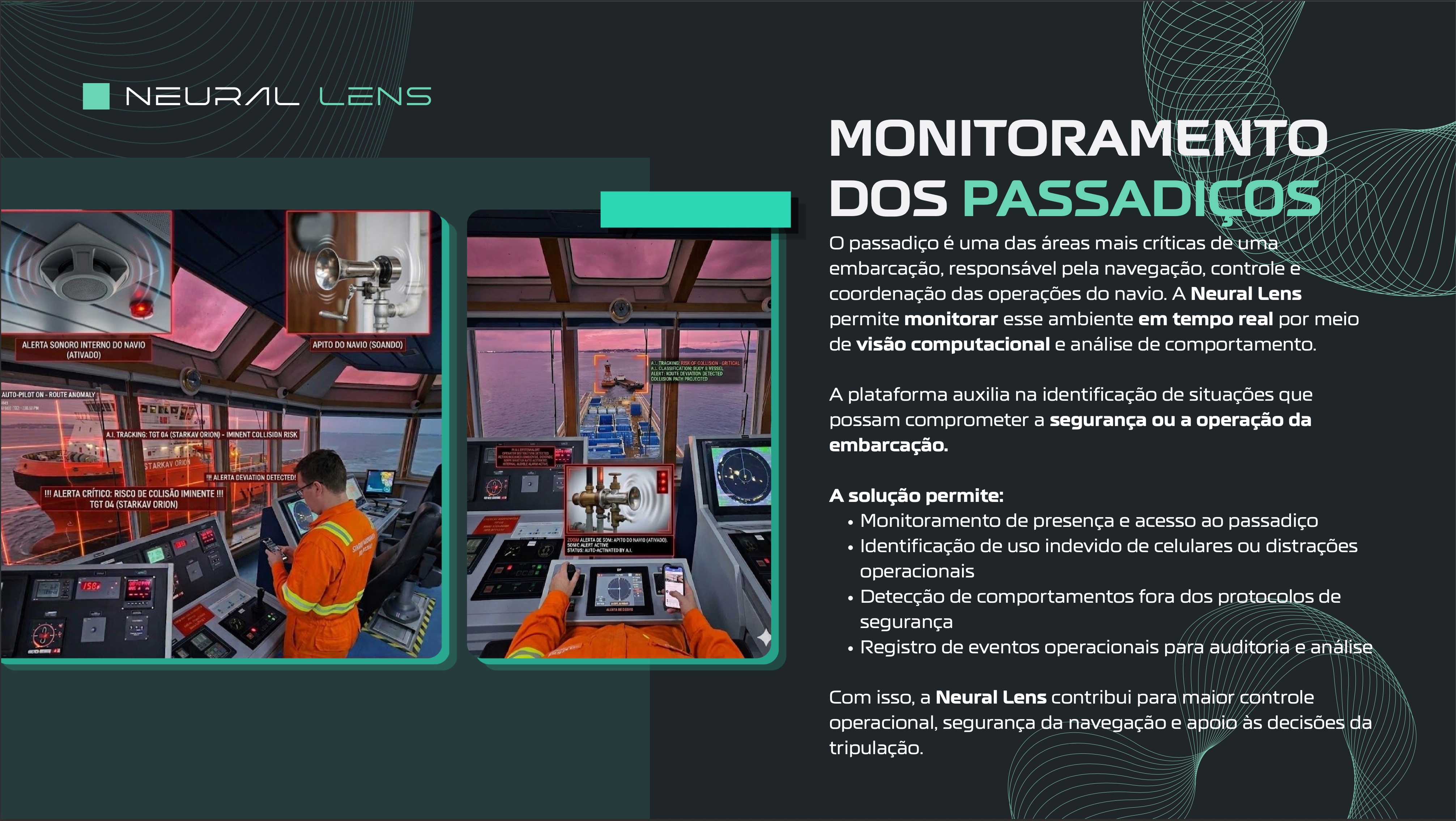 Monitoramento dos passadiços