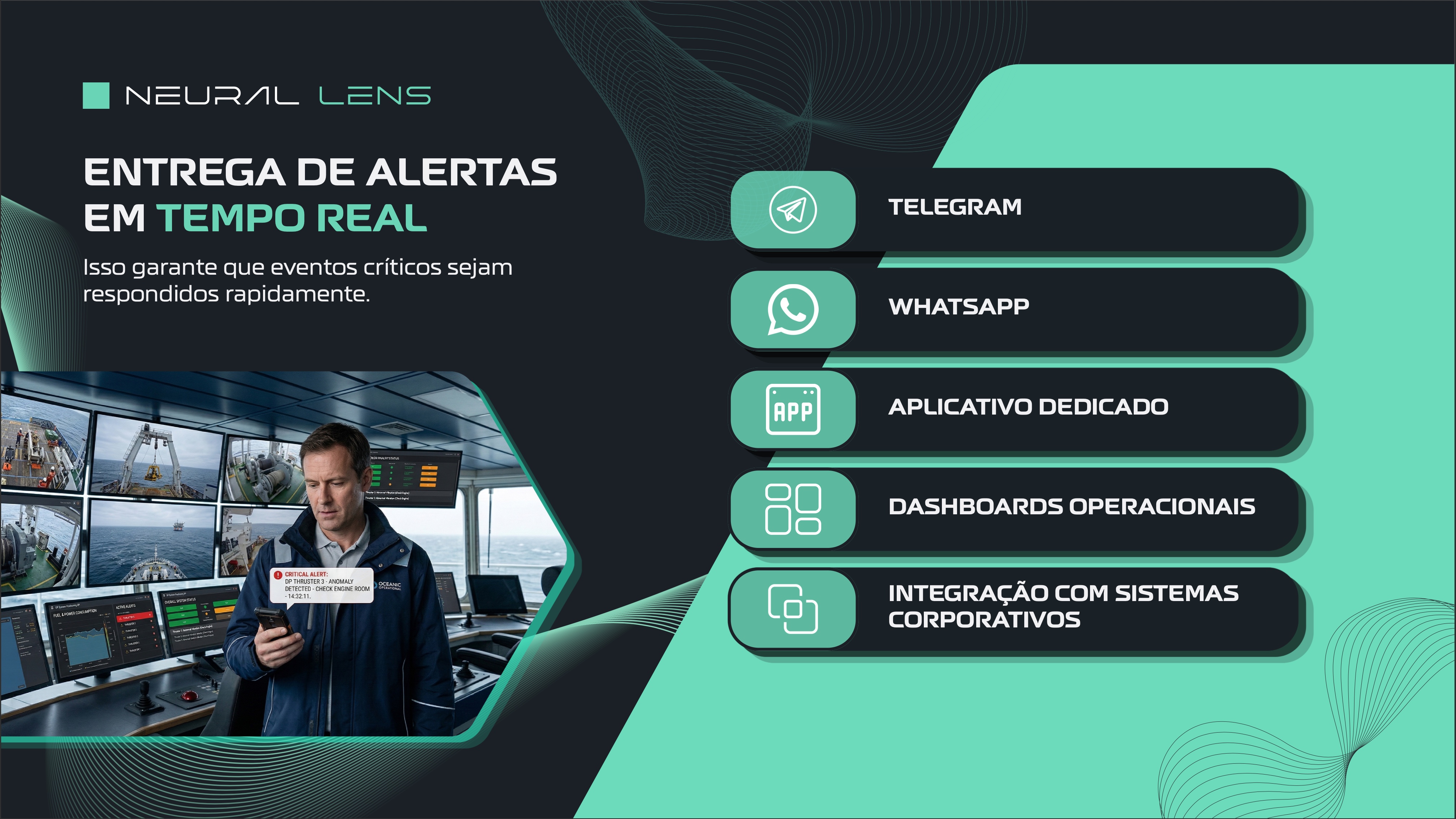 Entrega de alertas em tempo real