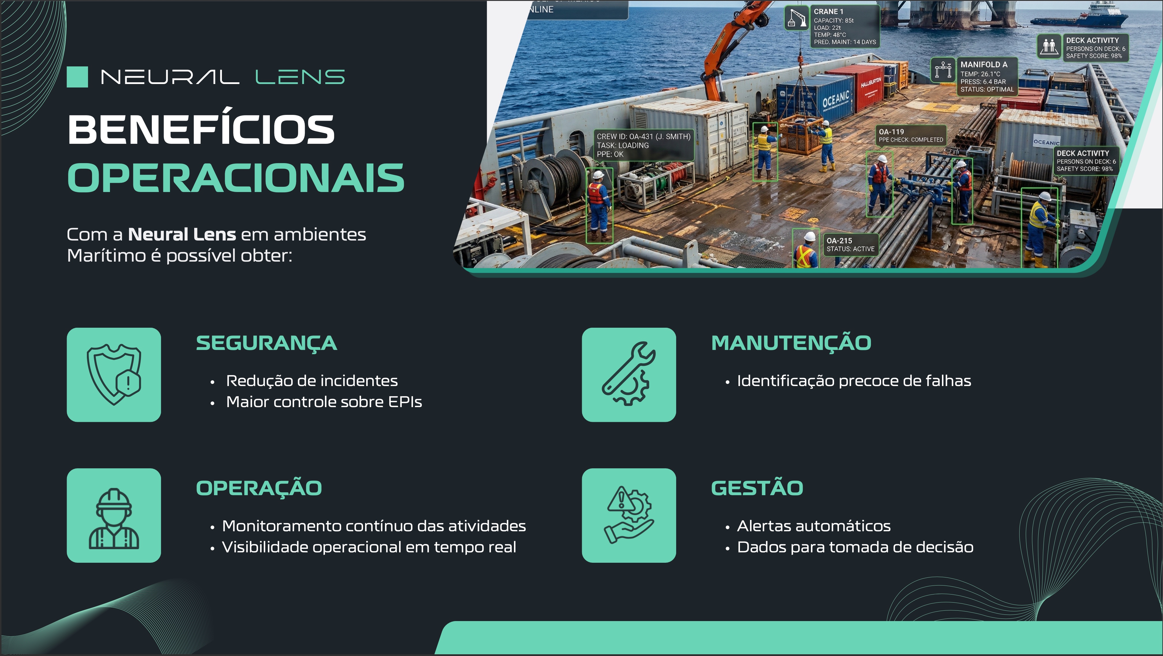 Benefícios operacionais